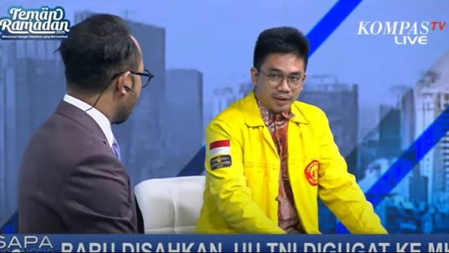 Muhammad Alif Ramadhan, Mahasiswa Universitas Indonesia yang menjadi penggugat UU TNI di Mahkamah Konstitusi
