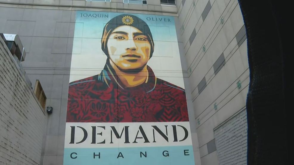 Mural honoring Parkland shooting victim unveiled in DC to push for gun(02)