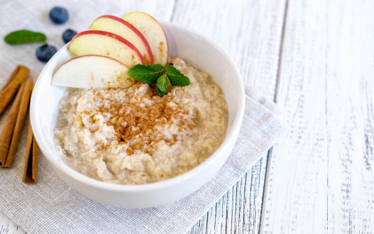 A breakfast of porridge with milk provides around 14g of protein - Getty