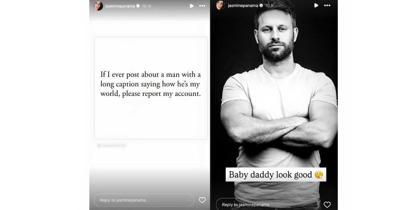 Jasmine Pineda in 90 day fiance on Instagram Stories featuring Matt Branis