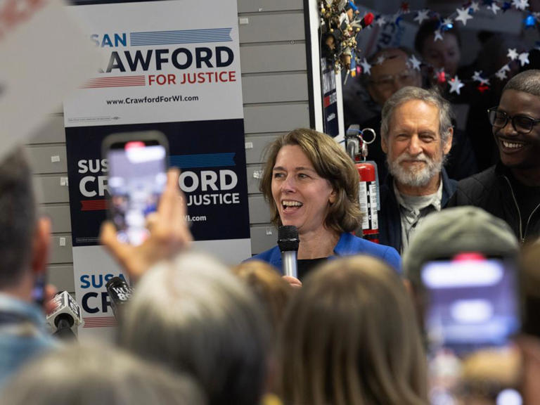 Democratic backed Crawford wins Wisconsin Supreme Court race over Musk Democratic backed Crawford wins Wisconsin Supreme Court race over Musk