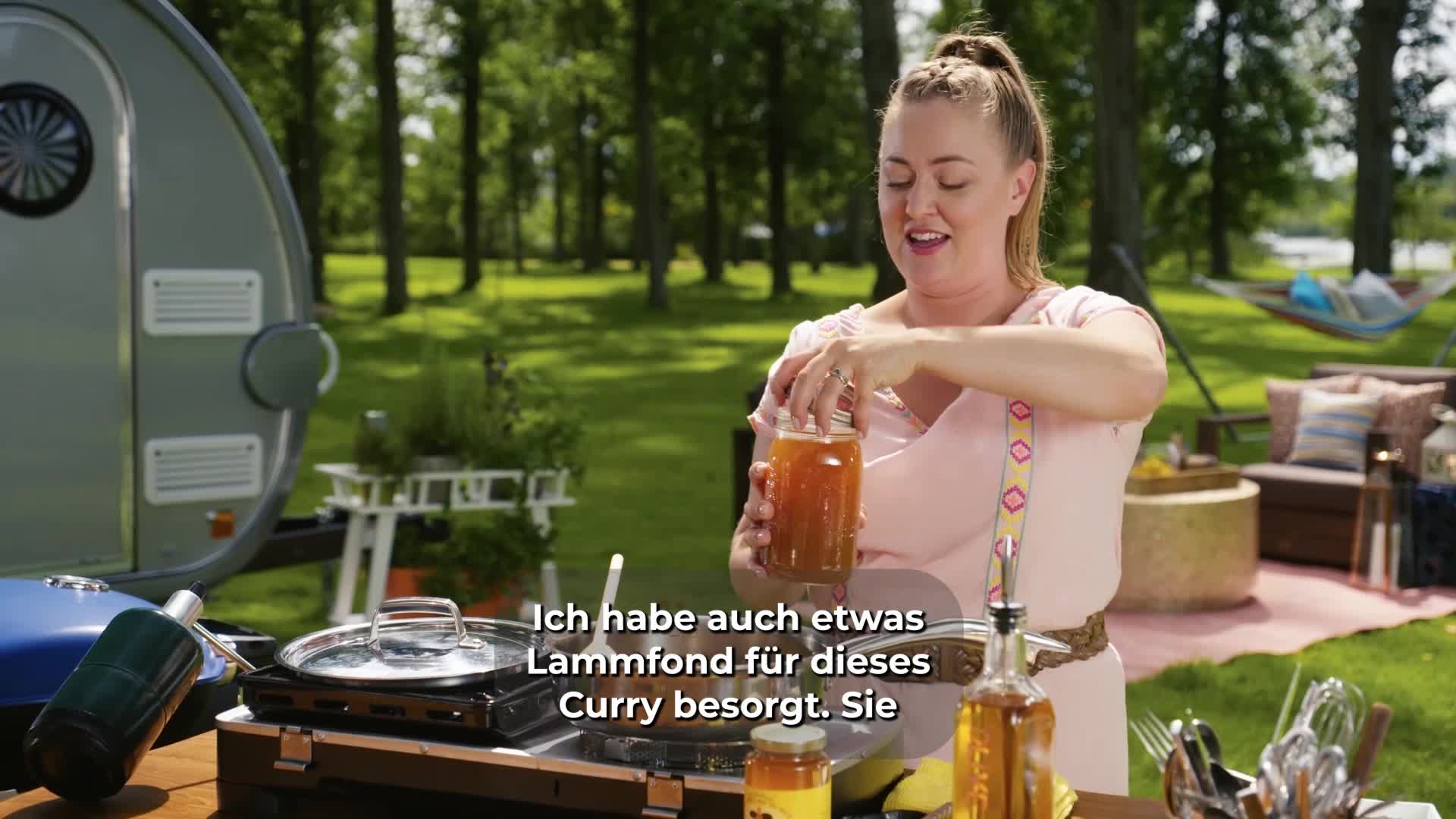 Lammcurry mit Süßkartoffeln und Heirloom-Tomaten