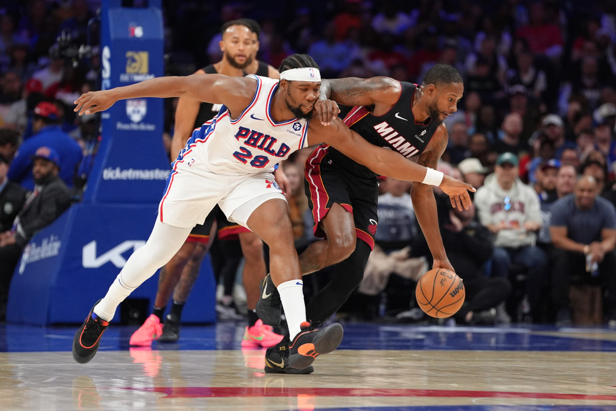 Viral Morning Routine Guy Turns Heads at Heat Game