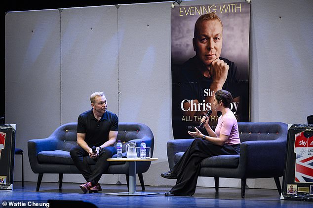 Sir Chris Hoy was in conversation with journalist Eilidh Barbour