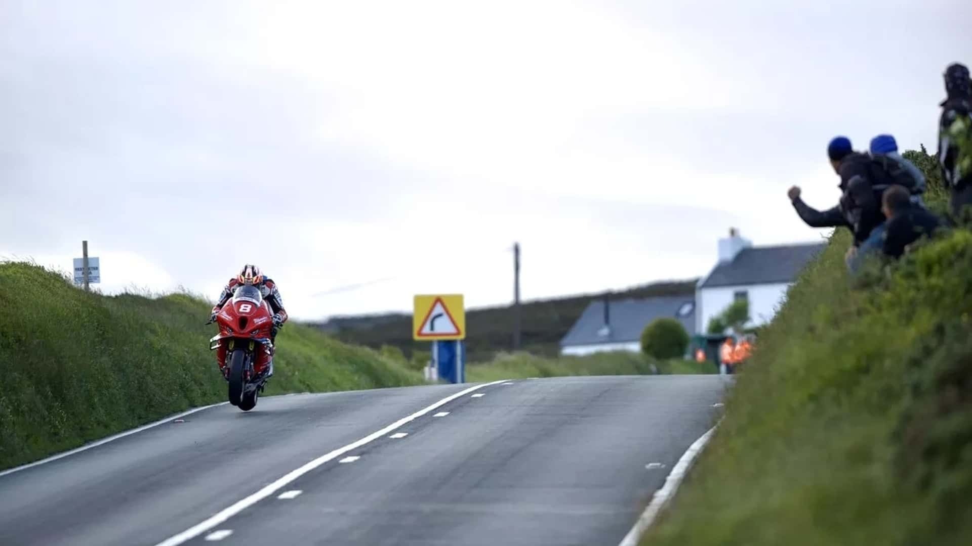 Some Drunk Idiot Crossed a Road While the Most Insane Motorcycle Race ...