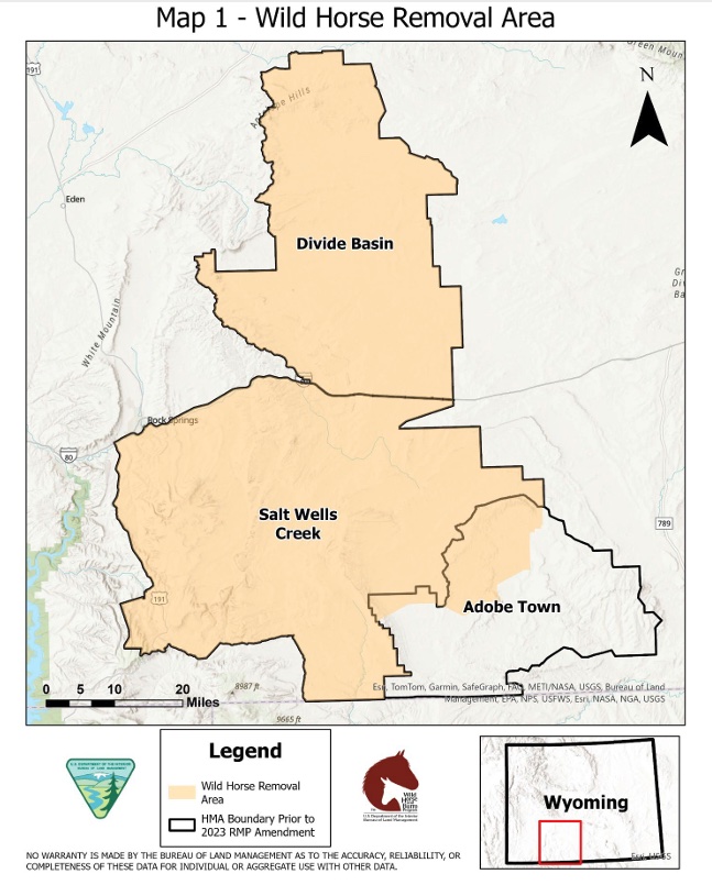 BLM Decides Over 3 000 Wild Horses Can Be Eliminated From Wyoming S