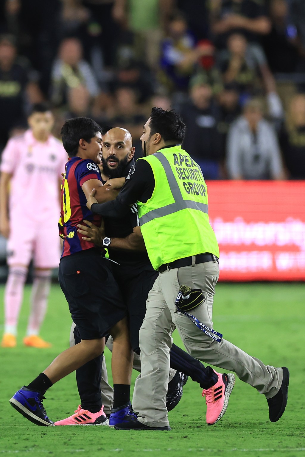 Lionel Messi fuming as bodyguard says he’s banned from MLS sidelines