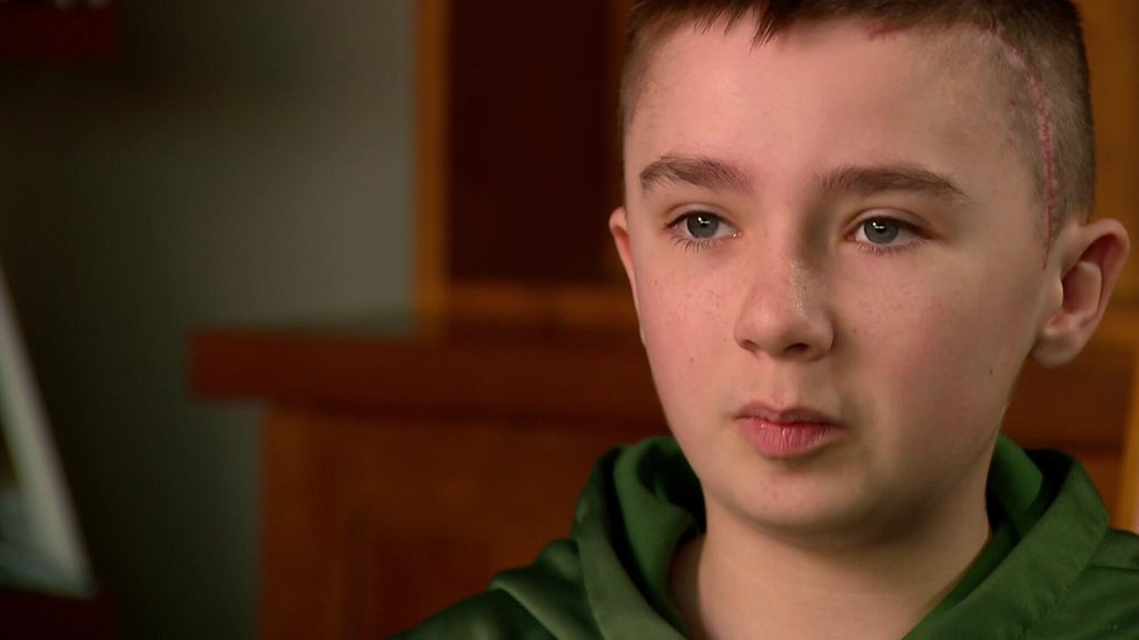 Young athlete returns to sports after major brain surgery helps him
