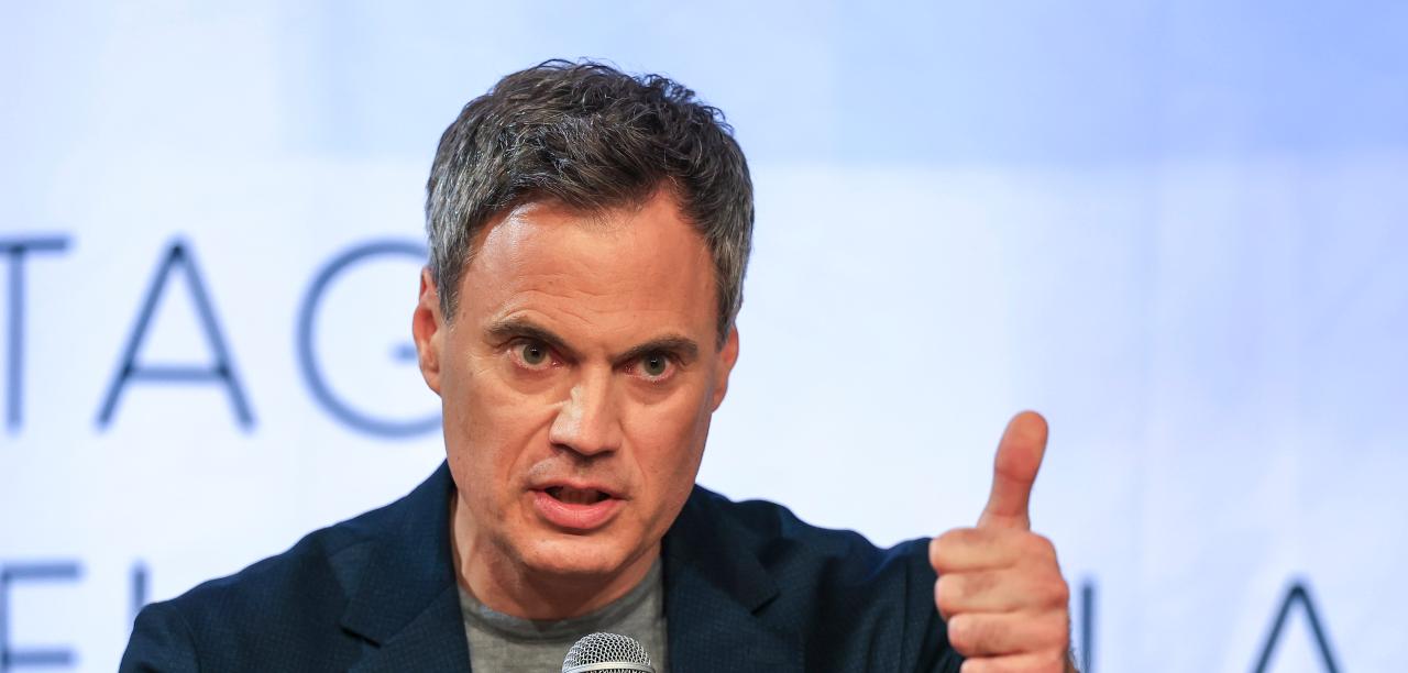 Norbert Himmler, Intendant ZDF, bei den Medientagen Mitteldeutschland 2025 in Leipzig Jan Woitas/dpa