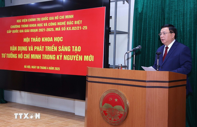 Vận dụng và phát triển sáng tạo tư tưởng Hồ Chí Minh trong kỷ nguyên mới