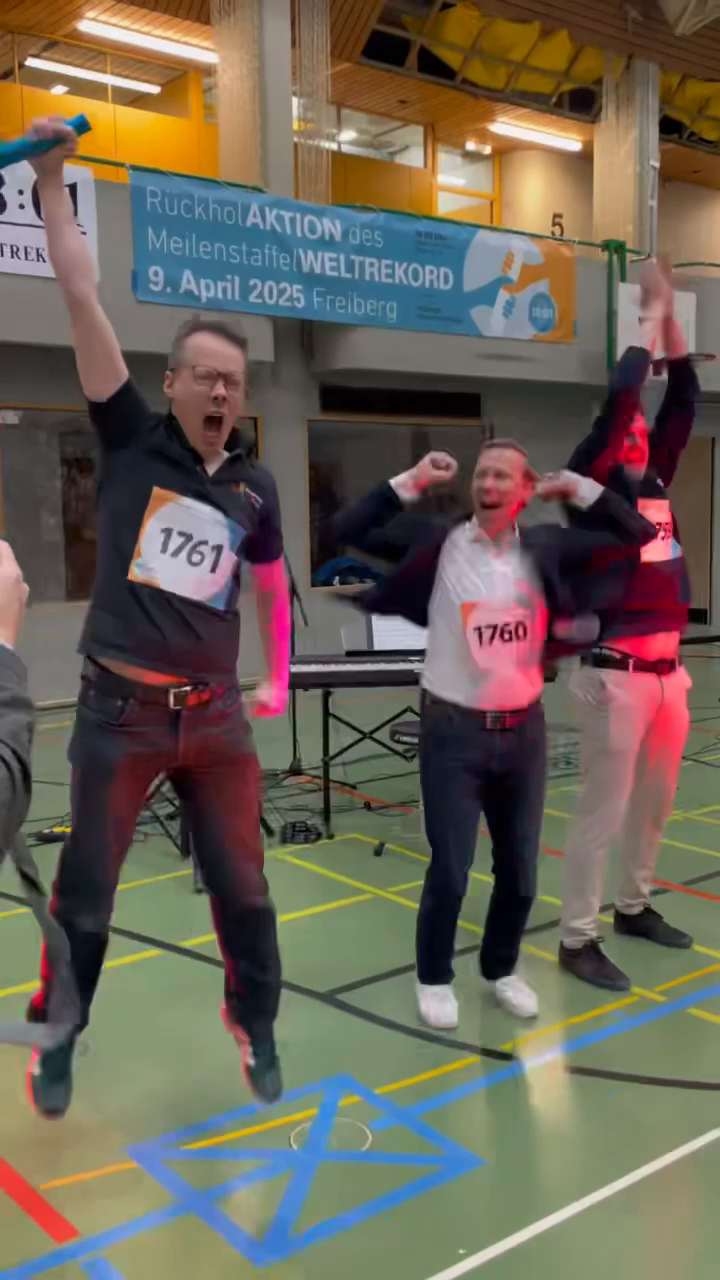 Weltrekord im Staffellauf geknackt