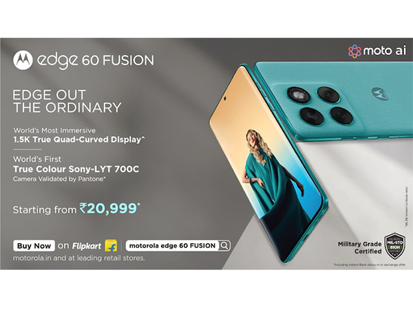 Motorola Edge 60 FUSION Launches: Experience the Ultimate $1.5K Quad-Curved Display for Only Rs. 20,999!*