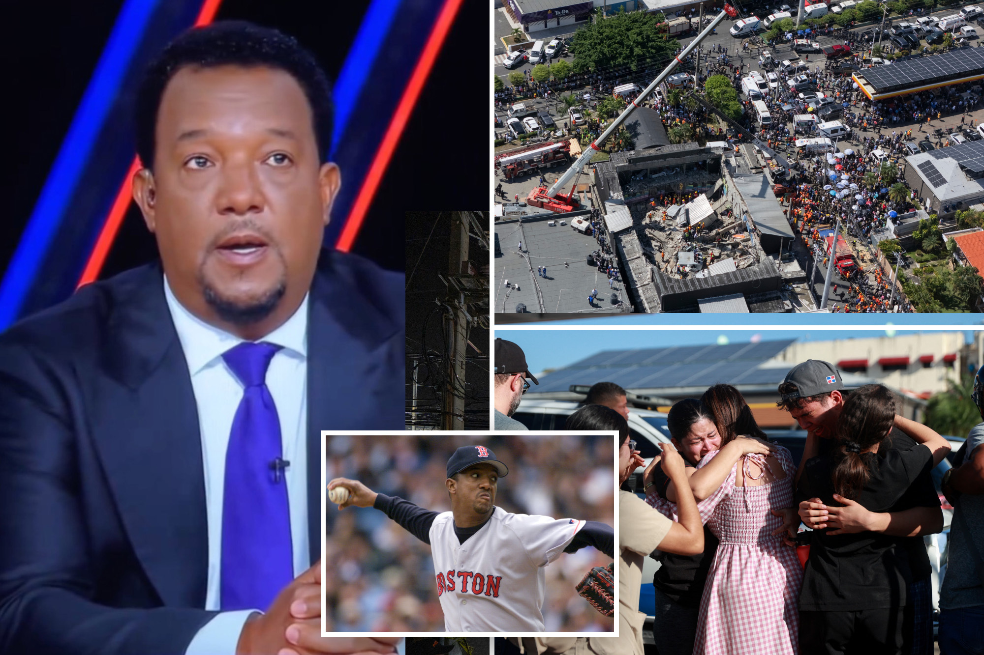 Star Red Sox pitcher Pedro Martinez says family still buried in