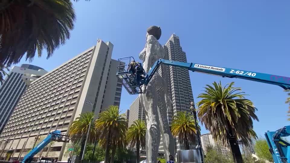 Massive R-Evolution statue comes to SF Embarcadero