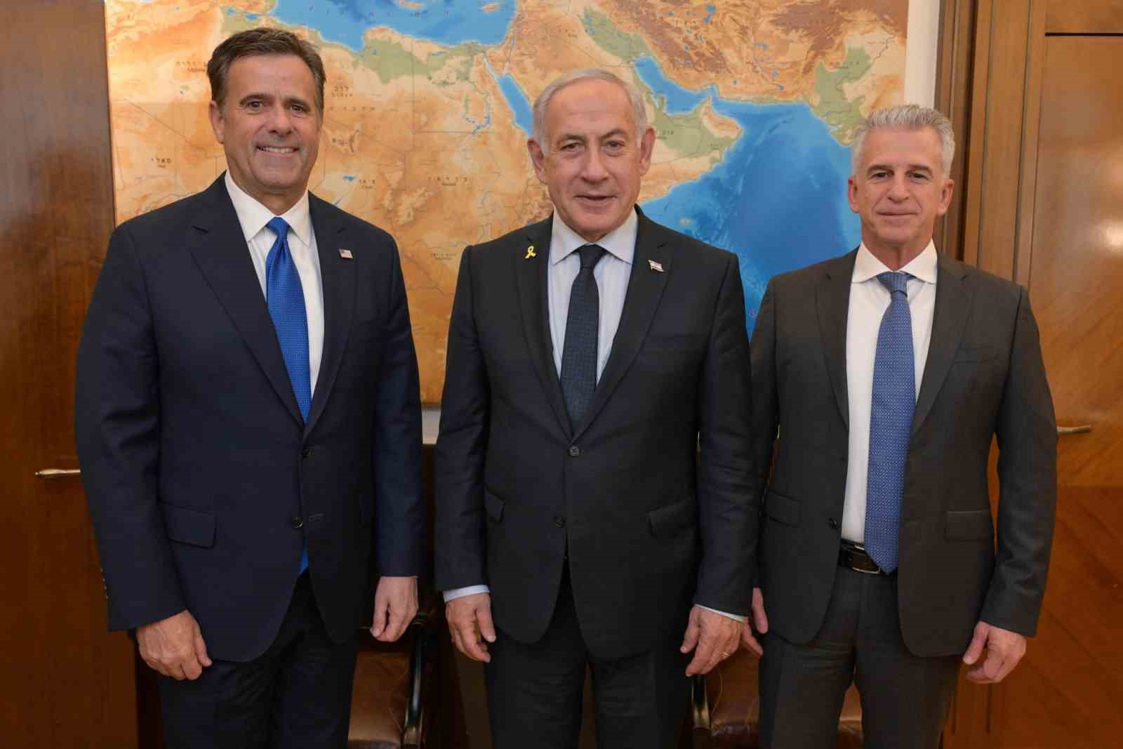 İsrail Başbakanı Binyamin Netanyahu, CIA Direktörü John Ratcliffe ile ...