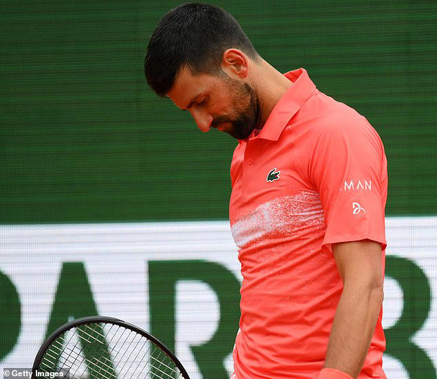 Novak Djokovic apologises to fans for 'horrible' display as Serbian star  crashes out of Monte Carlo Masters