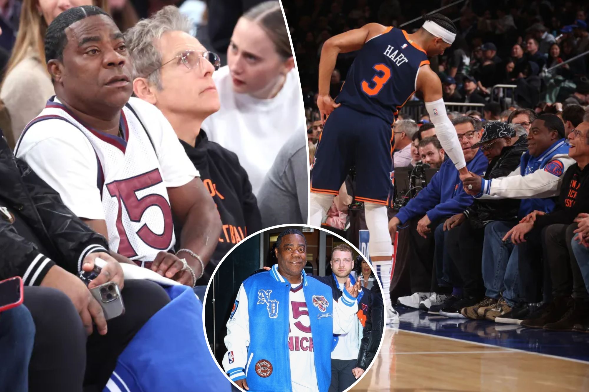Tracy returns to MSG for Knicks game three weeks after vomiting