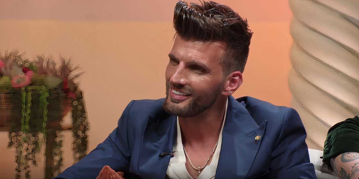 Florian Sukaj smiling in a blue suit on the 90 Day: The Last Resort Tell All