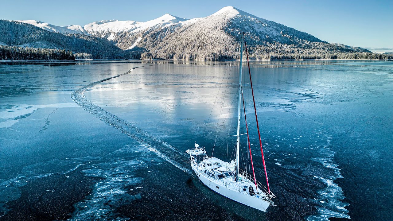 They sailed into Arctic water so cold it started freezing around them