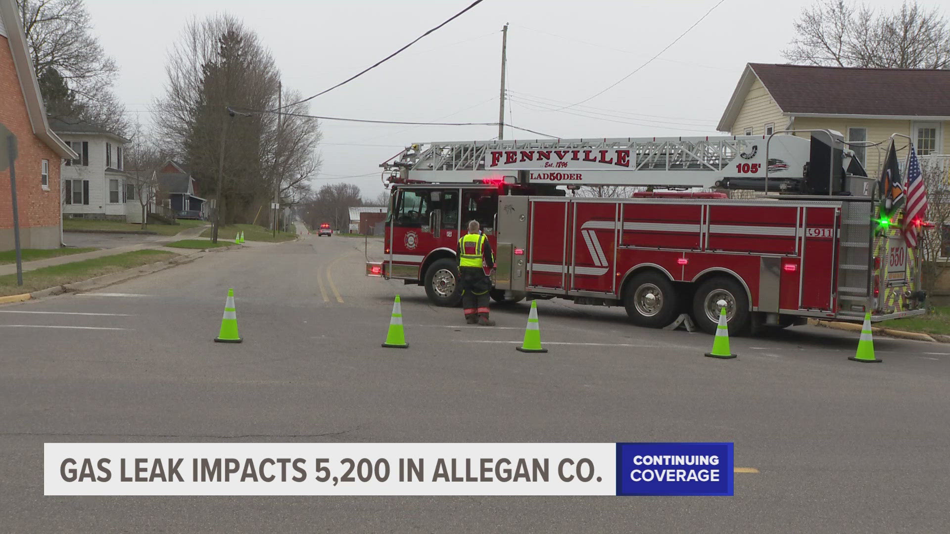 Thousands impacted by gas leak in Allegan County