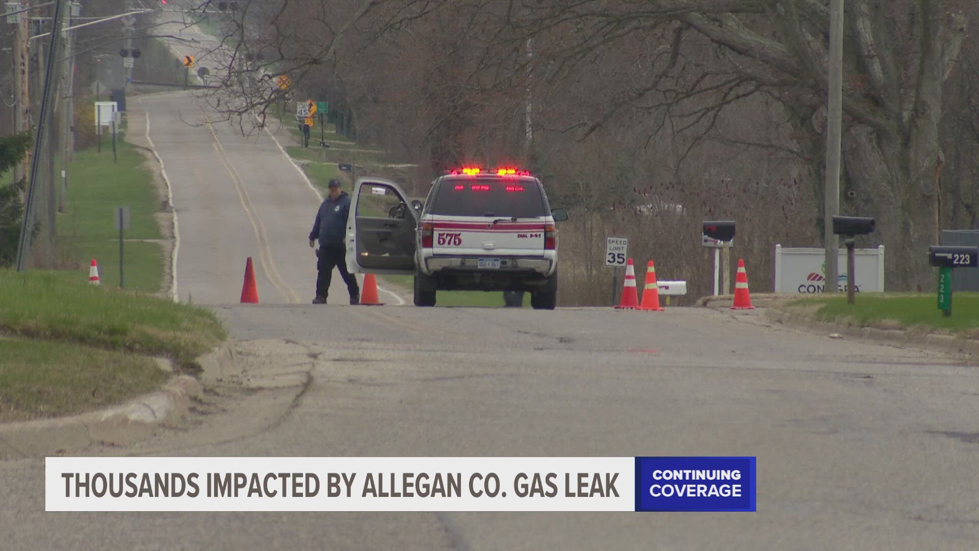 Thousands impacted by Allegan County gas leak