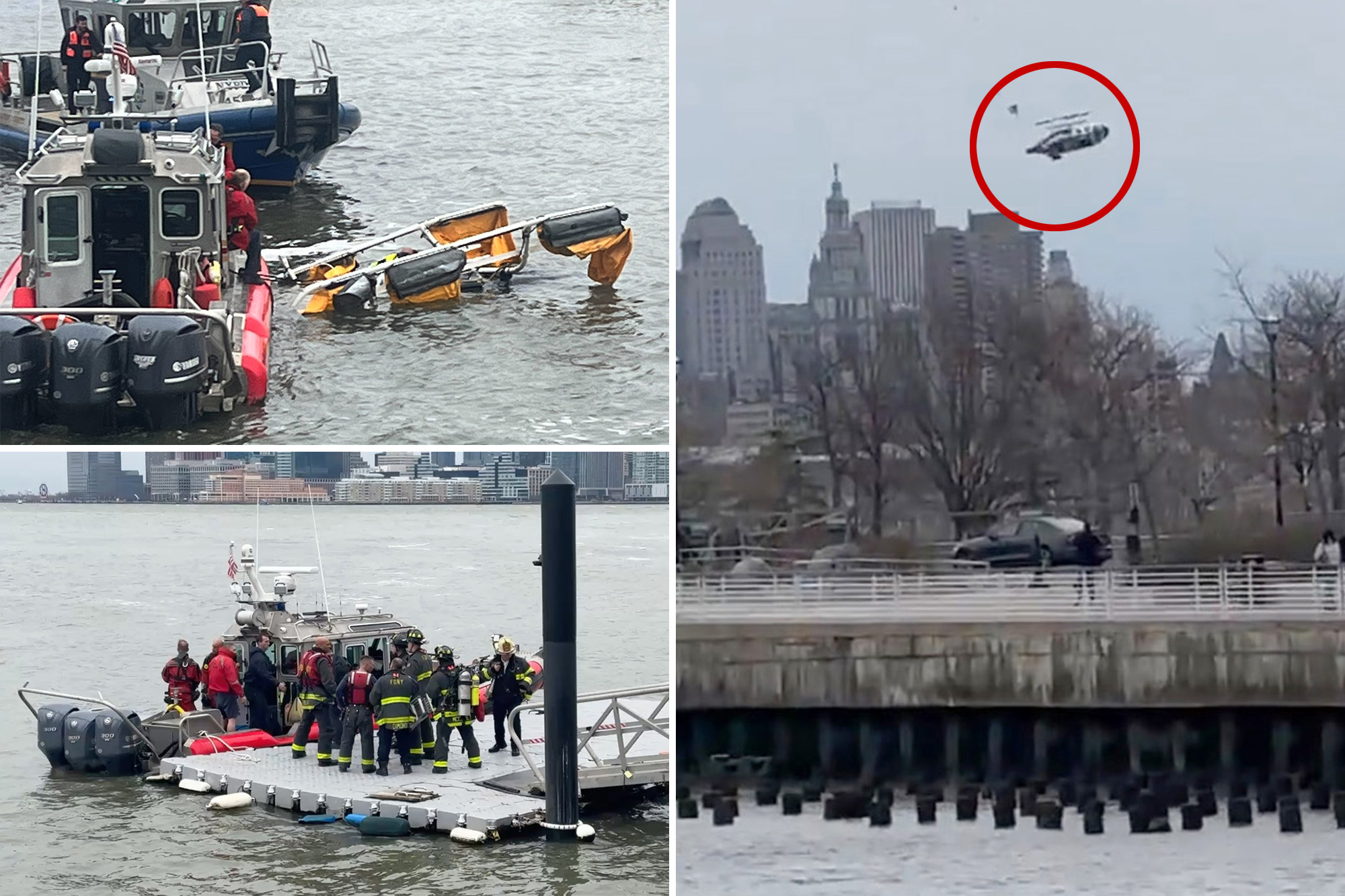 Six dead, including 3 kids, after helicopter crashes into NYC’s Hudson