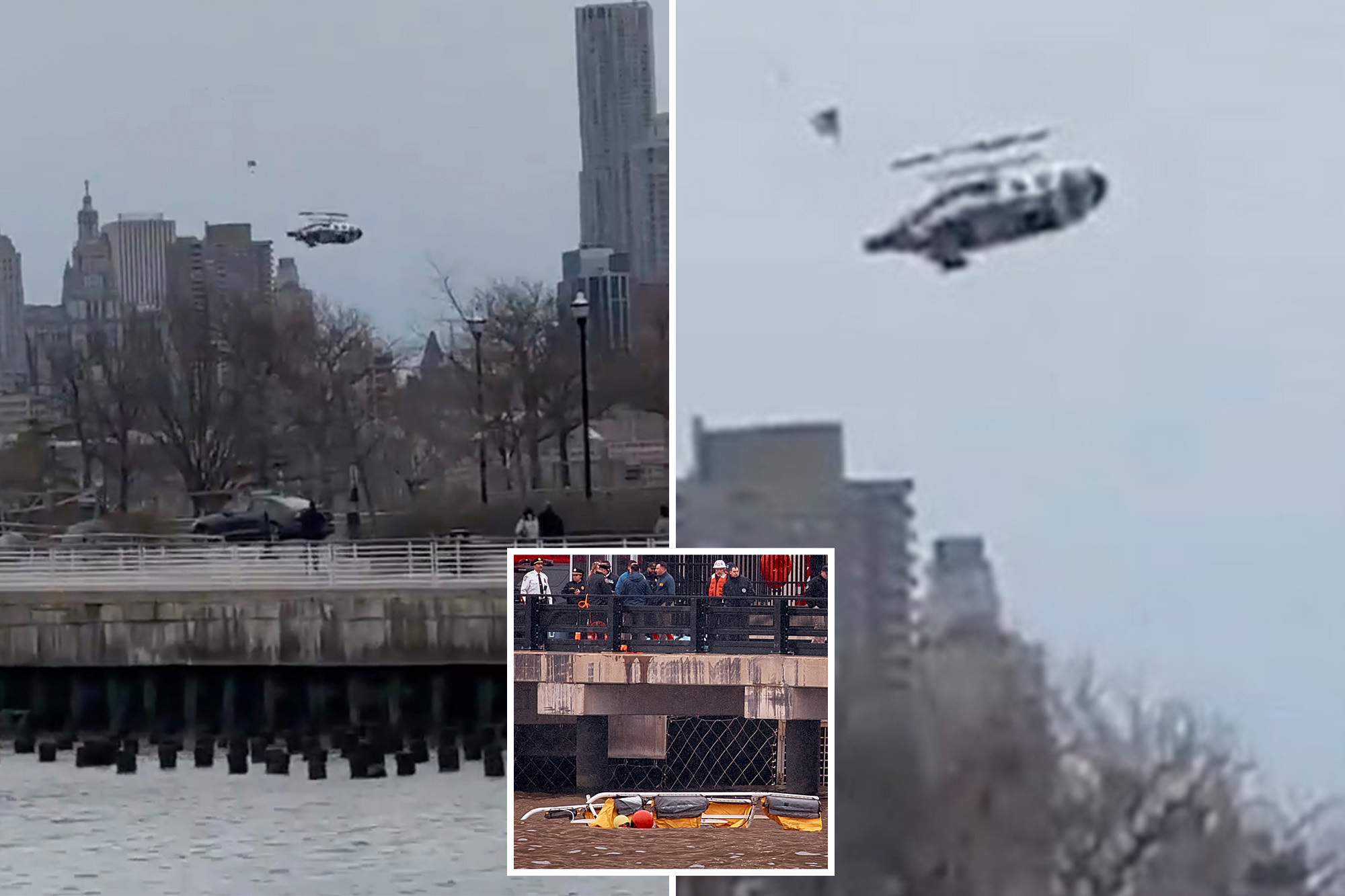 6 DEAD INCLUDING 3 CHILDREN AFTER HELICOPTER PLUMMETS INTO HUDSON visual data 2