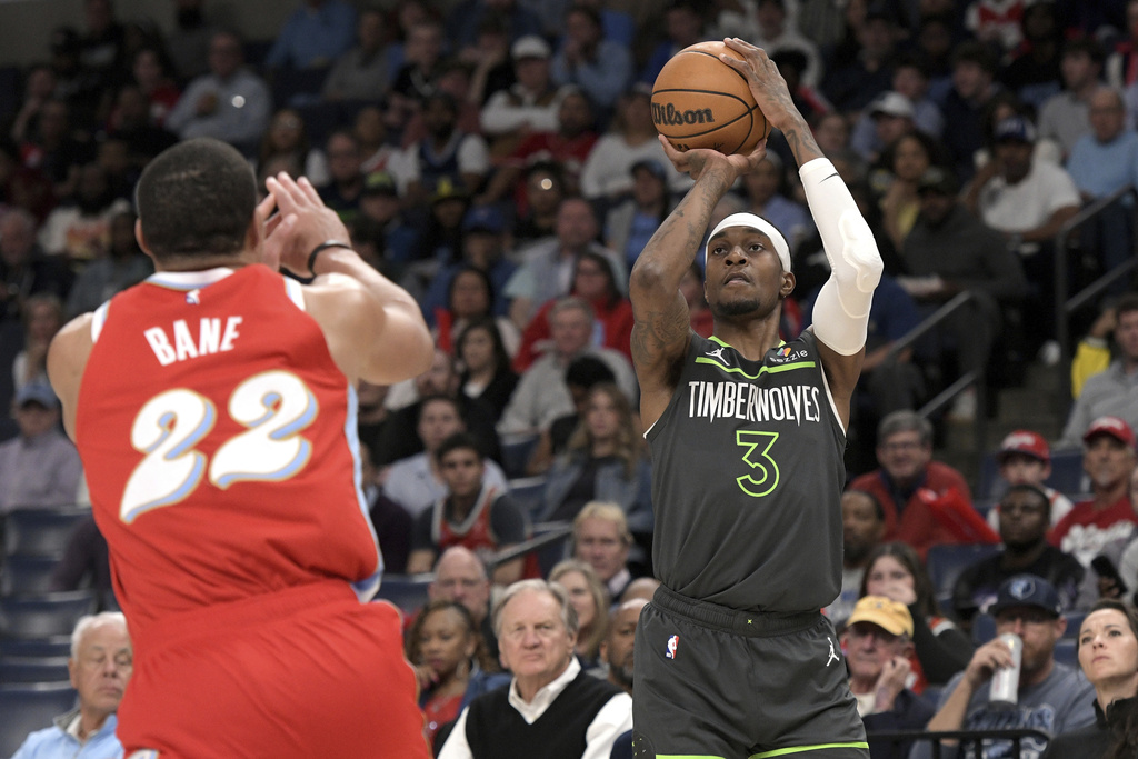 Anthony Edwards scores 44, Wolves pour in 52 points in 3rd and beat Grizzlies 141-125