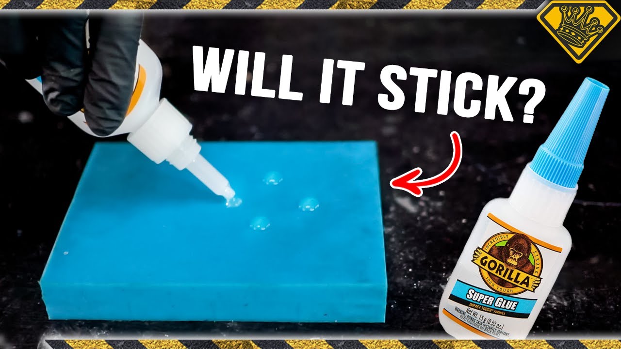 We tested if super glue will stick to a non-stick pan