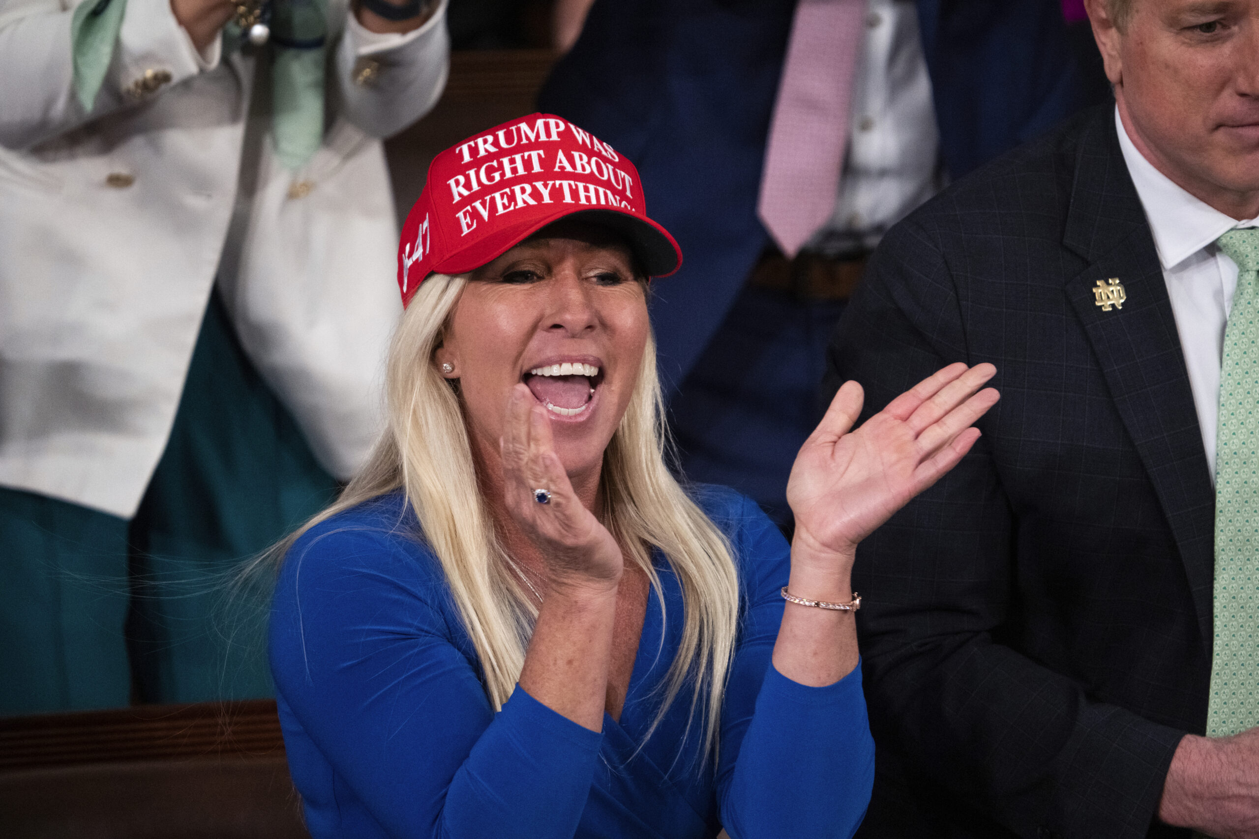 Marjorie Taylor Greene Declares ‘Evil Is Being Defeated by the Hand of