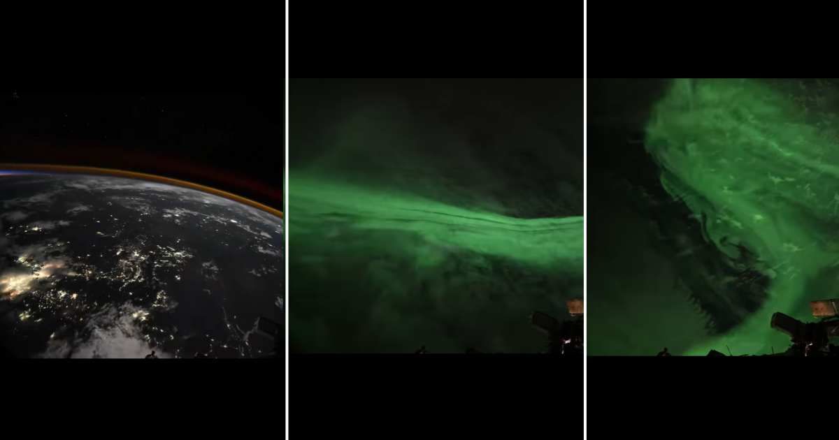 NASA Astronaut Captures Magical Northern Lights From Space While