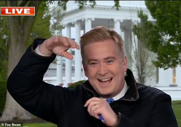 Even he managed to make light of the incident - by making a sarcastic plea to President Trump to have the National Park Service 'do something about these birds'
