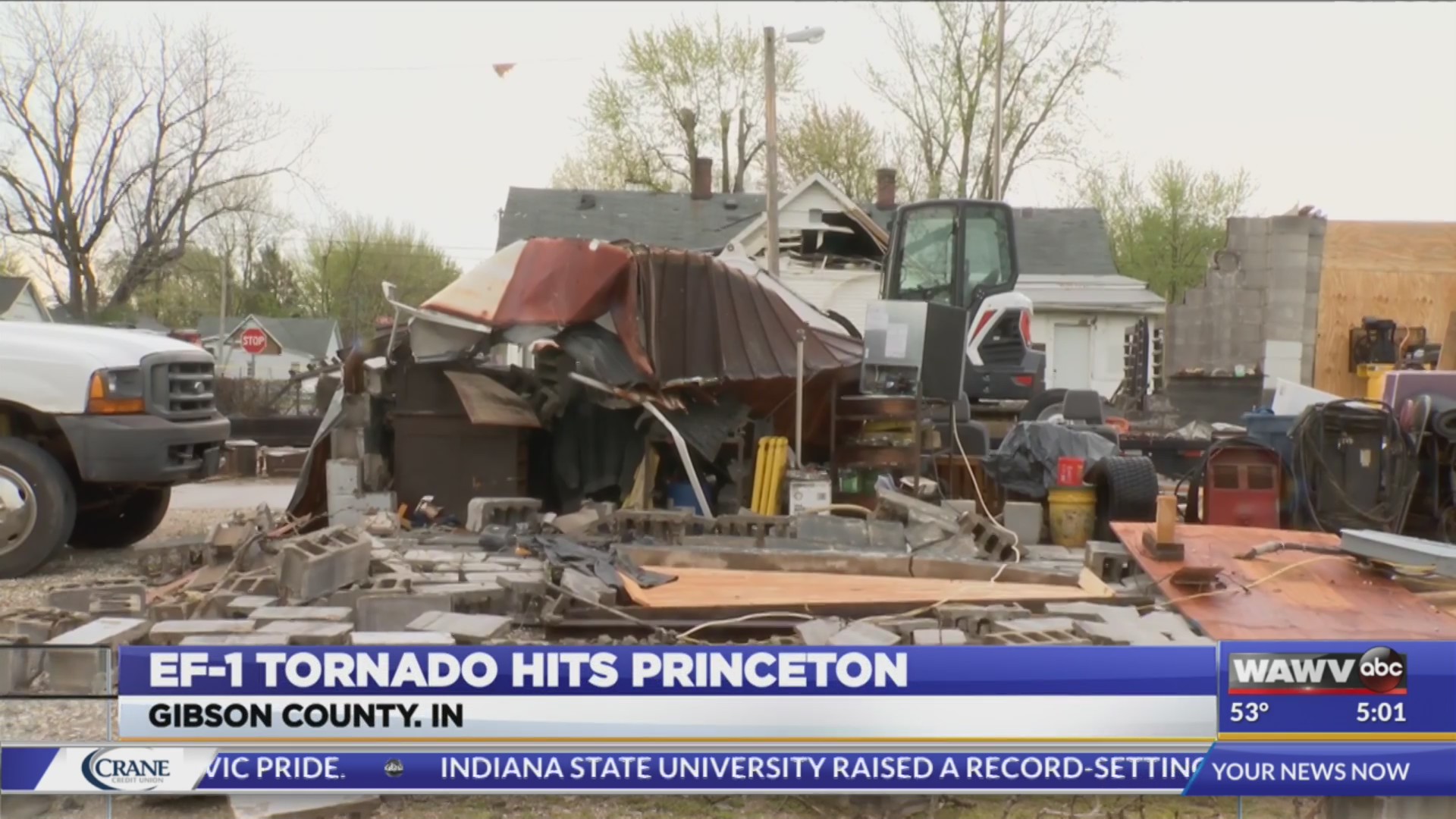 Clean up efforts underway after Princeton tornado