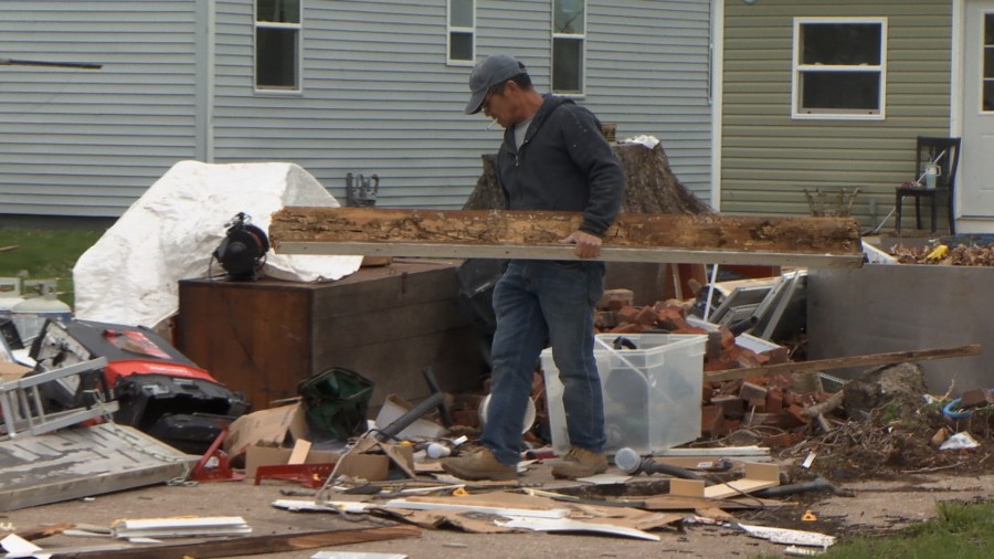 Cleanup continues in Princeton following tornado touchdown