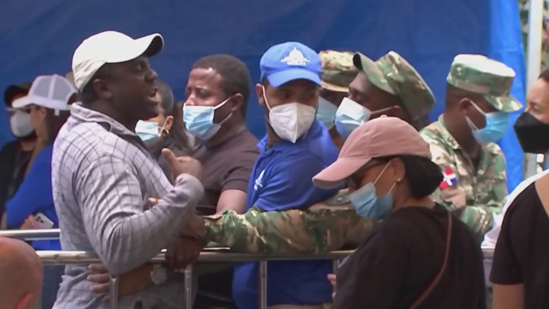 Exasperated families wait for news of loved ones who died in Dominican