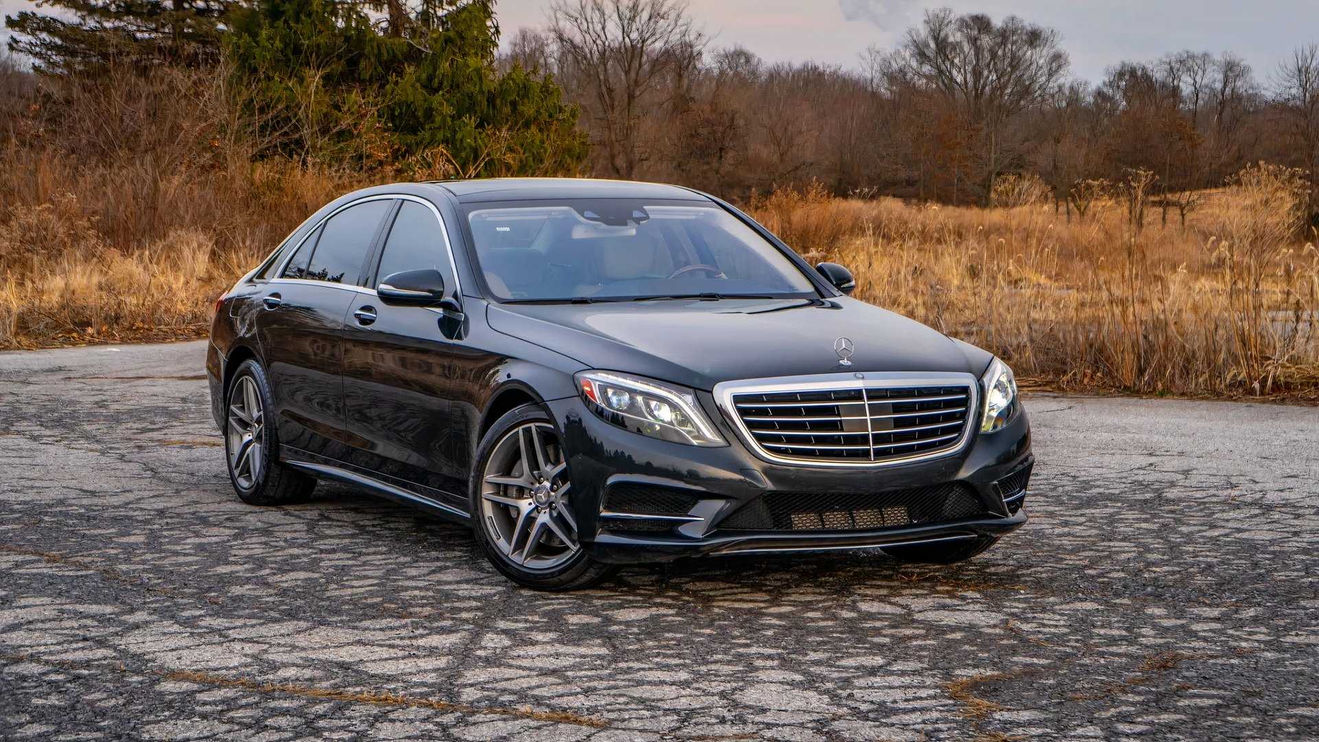2014 mercedes-benz s550 sedan front 3/4 exterior shot