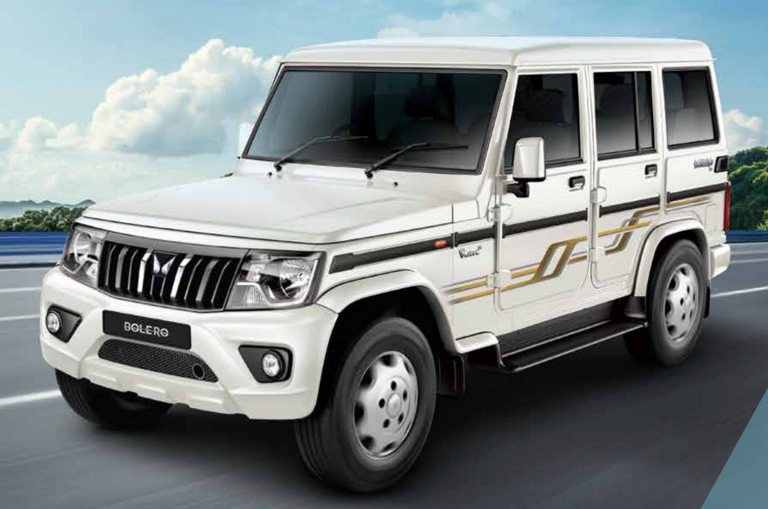 Mahindra Bolero white color