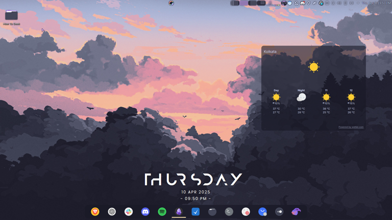Garuda Mokka desktop overview.