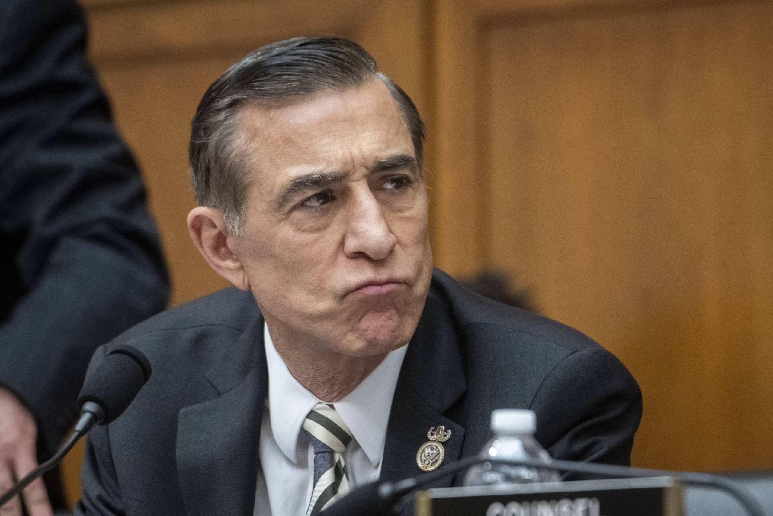 Rep. Darrell Issa attends a hearing evaluating border security