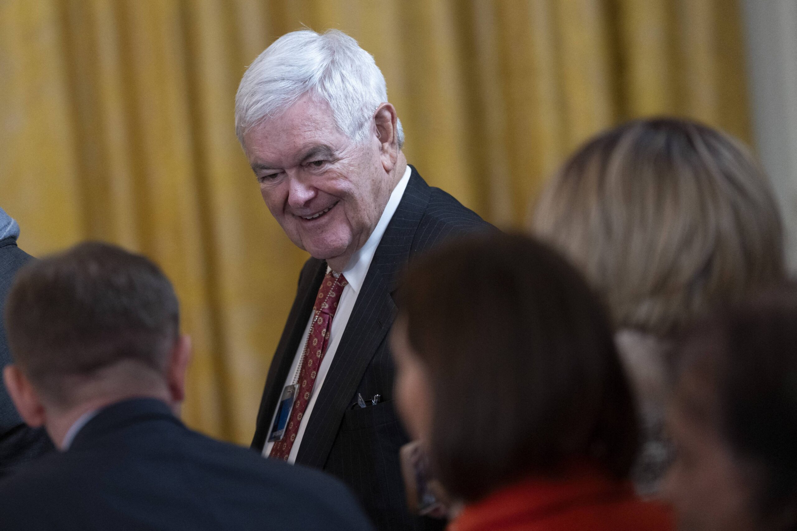 Newt Gingrich attends Trump