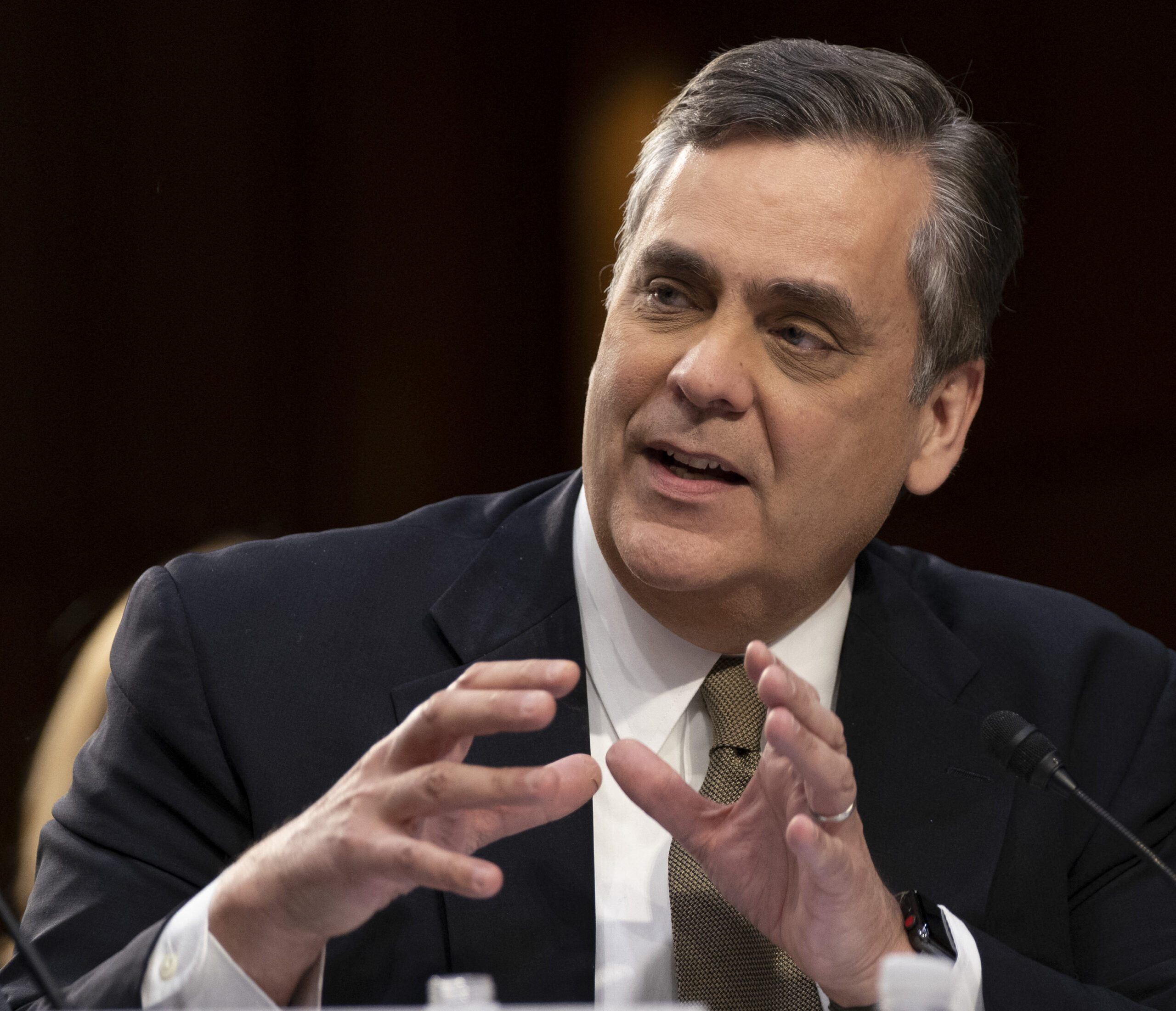 Law professor Jonathan Turley participates in a Senate Judiciary Committee hearing