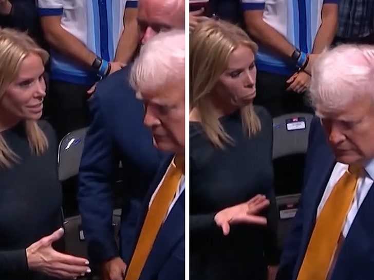 President Trump Blows Off RFK Jr.'s Wife Cheryl Hines at UFC Event, on