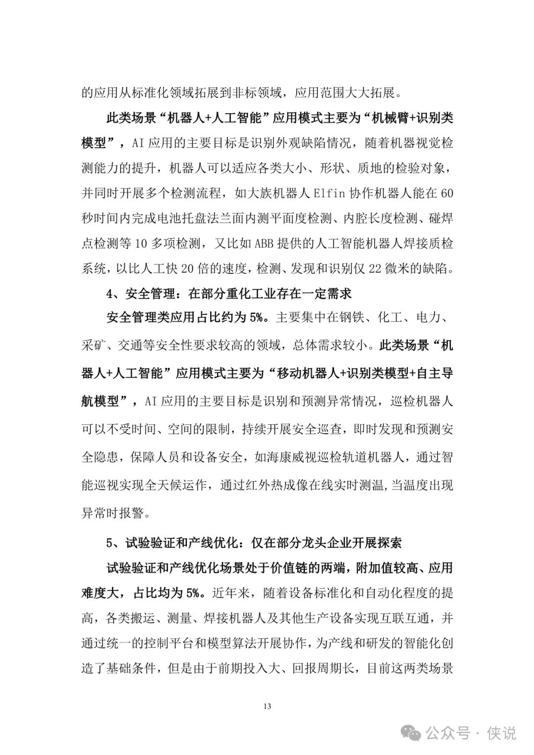 2025年“機(jī)器人 人工智能”工業(yè)應(yīng)用研究報(bào)告