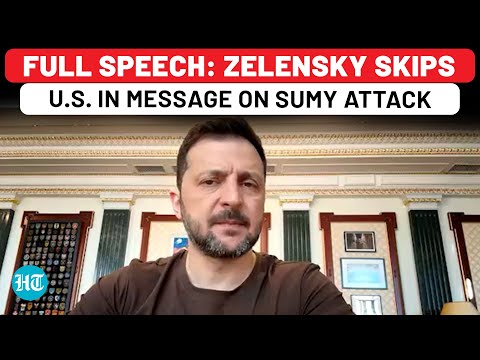 Full Speech: Zelensky Snubs, Skips US Mention In First Message On