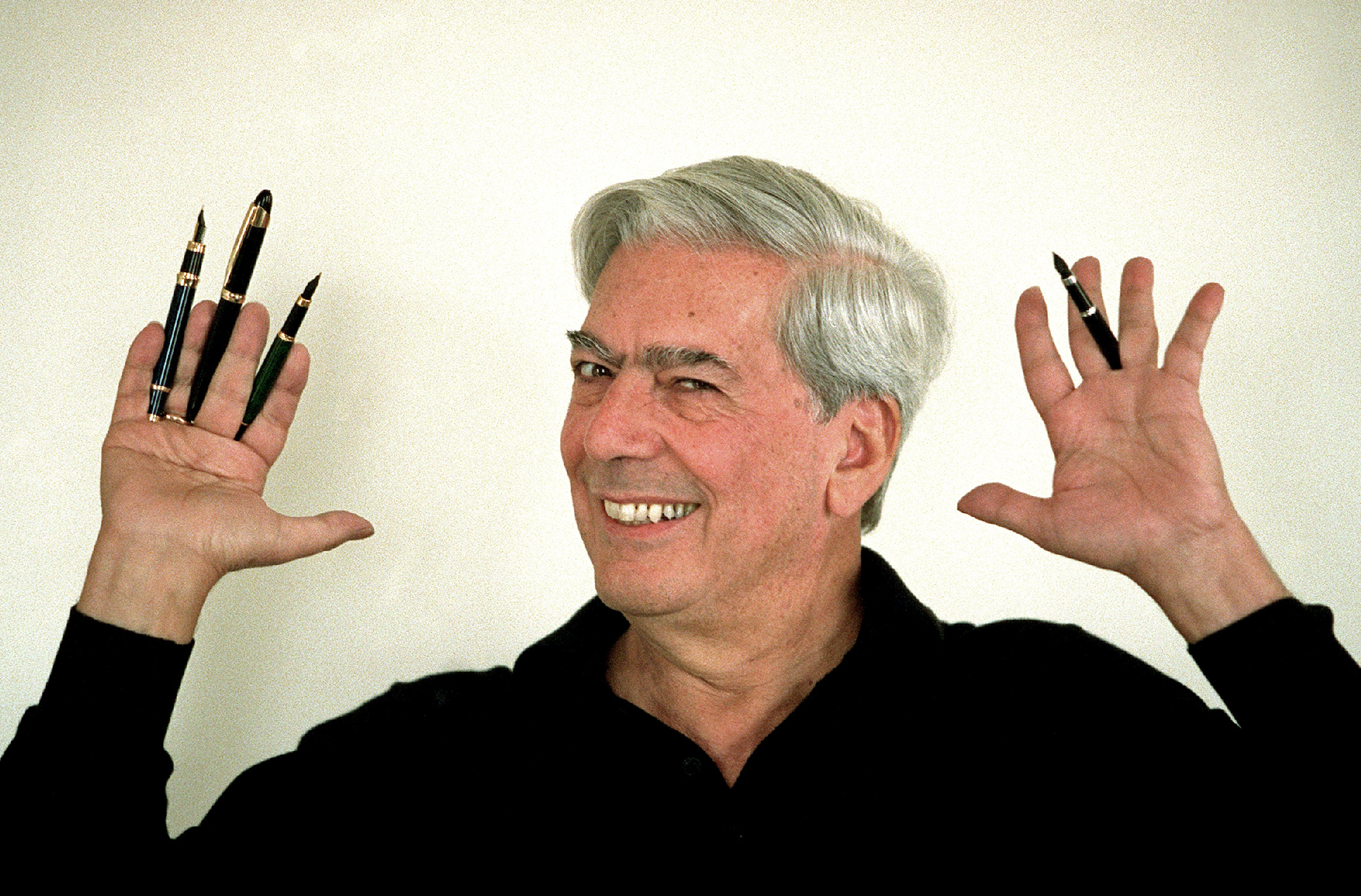 Vargas Llosa, en Madrid febrero de 2003. 