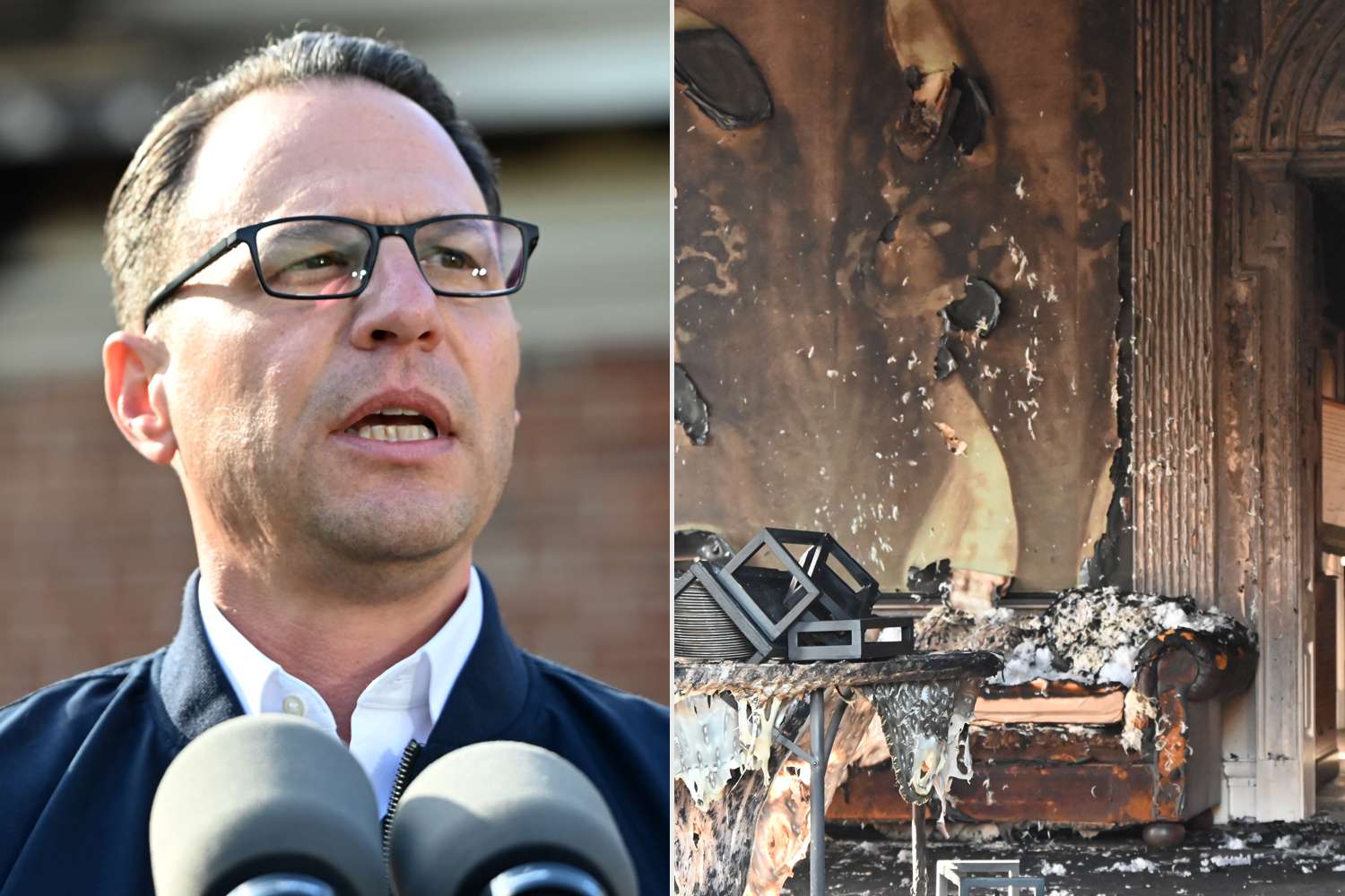 New Photos Show Devastation Inside Pa. Gov. Josh Shapiro’s Home as