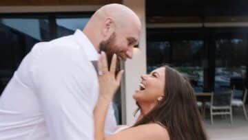 Lane Johnson and New Fiancée Kelsey Holmer Share Celebratory Engagement