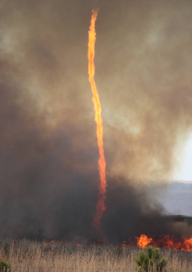 Fire Tornado Strikes Nevada—Footage Captures It All
