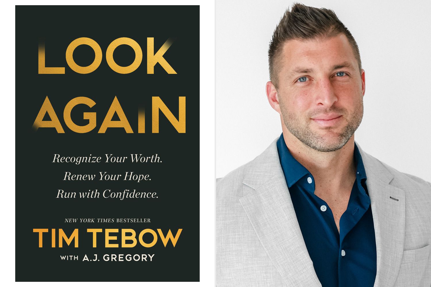 Tim Tebow Announces New Memoir “Look Again” — See the Cover! (Exclusive)