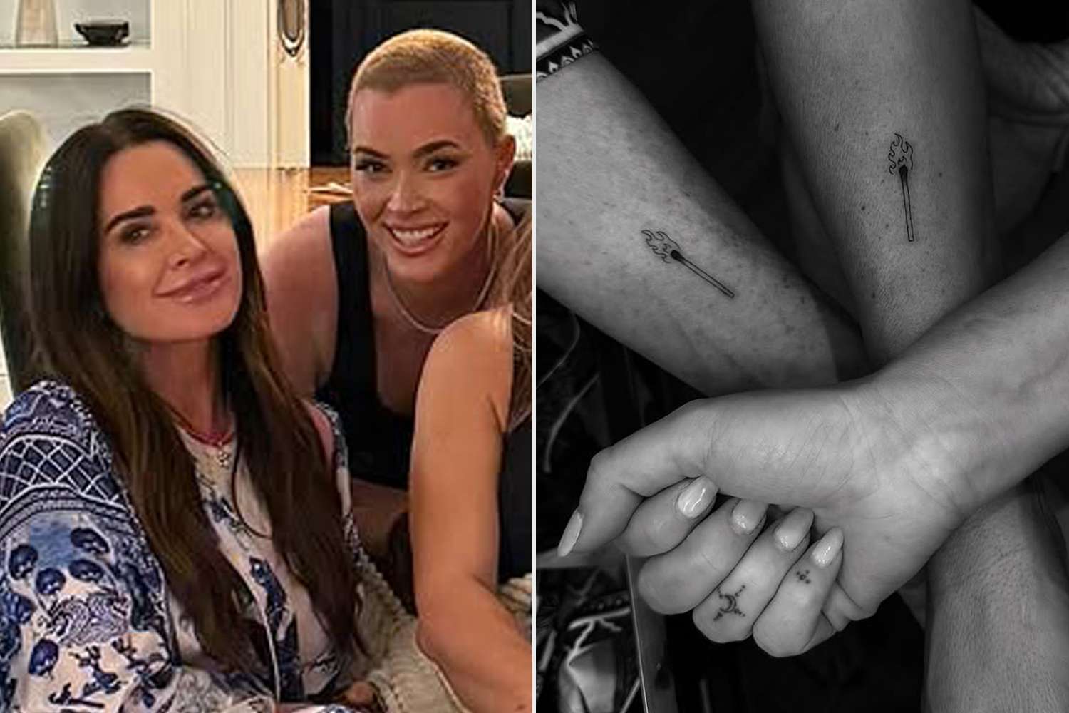 Teddi Mellencamp Gets Matching Tattoos with Kyle Richards amid Cancer(01)